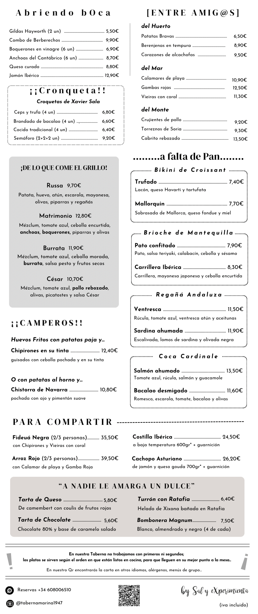 Carta Comida